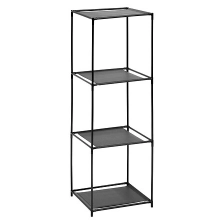 Kovový regál na hračky a dekorace Mix n`Modul černý 3dílný 5five